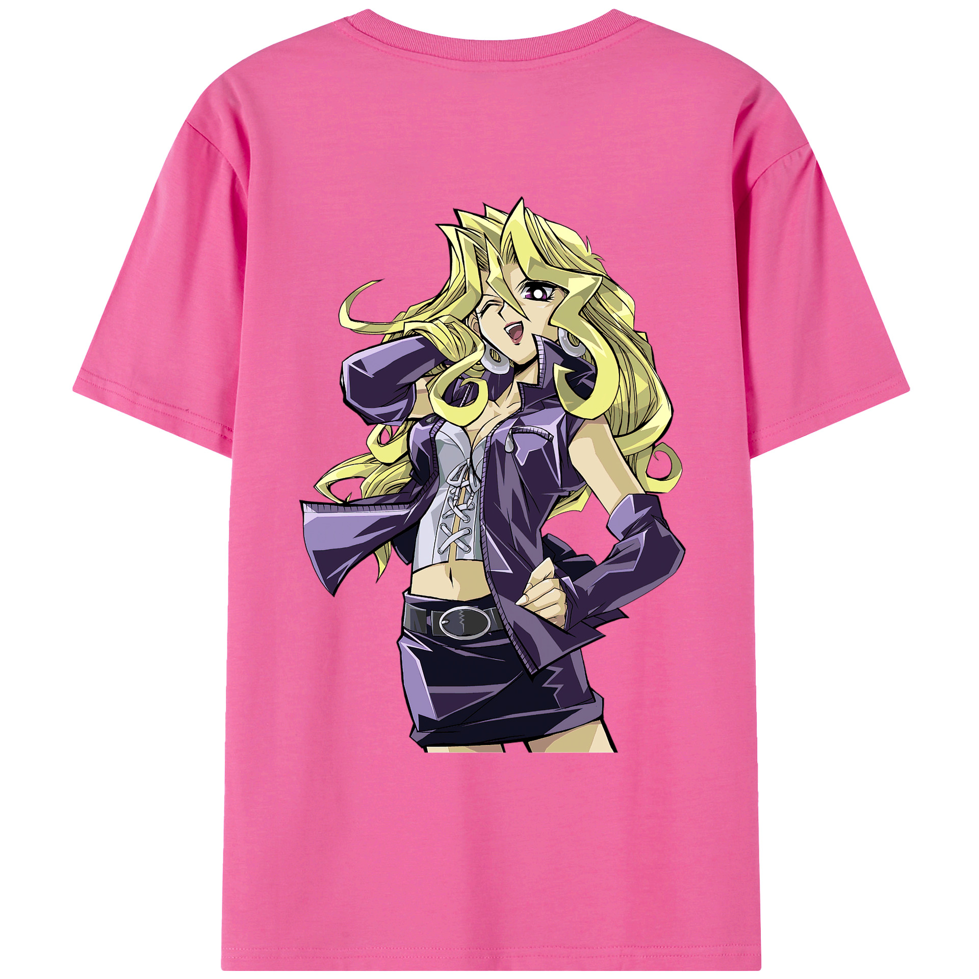 （画像用） 遊☆戯☆王 Yu-Gi-Oh! レディース半袖Tシャツ(バックプリント)